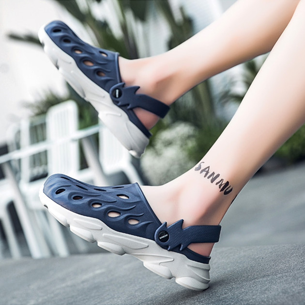 New Sanuk footwear half style shoes plain slip on outdoor fashion