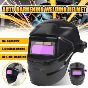 Solar Powered Auto Darkening Welding Helmet - Eye Protector