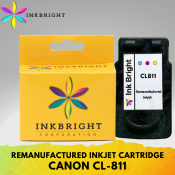 InkBright CL 811 TriColor Ink Cartridge Refillable