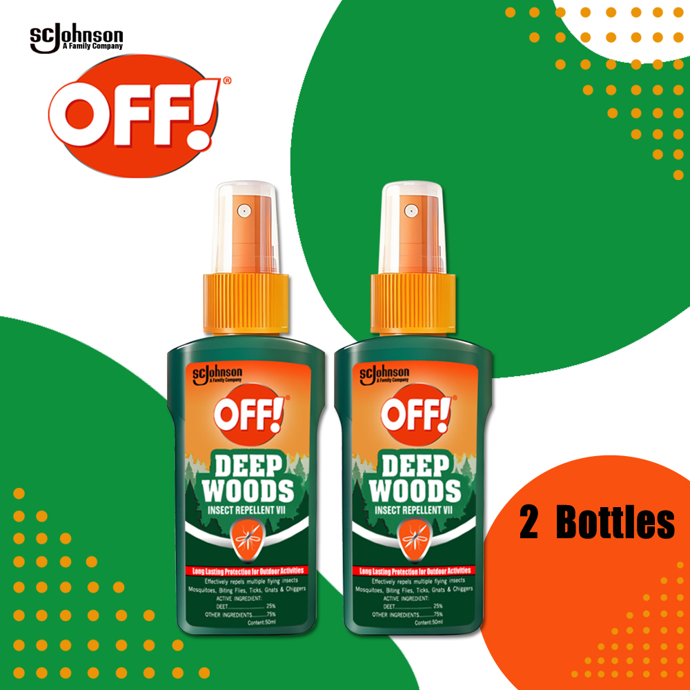OFF！Deep Woods Insect VII Mosquito repellent spray provides long- protection , and repels tic, es - Image 2