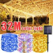 Solar Fairy Lights, Waterproof Christmas Party Decoration by OEM