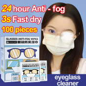 Rapid Dry Anti-Fog Wipes for Glasses - 