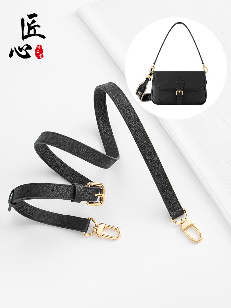 WUTA 100% Genuine Leather Bags Strap Handle Strap for LV Noe Bucket Bag  Short Shoulder