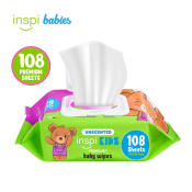 INSPI Babies Premium Unscented Baby Wipes with Vitamin E