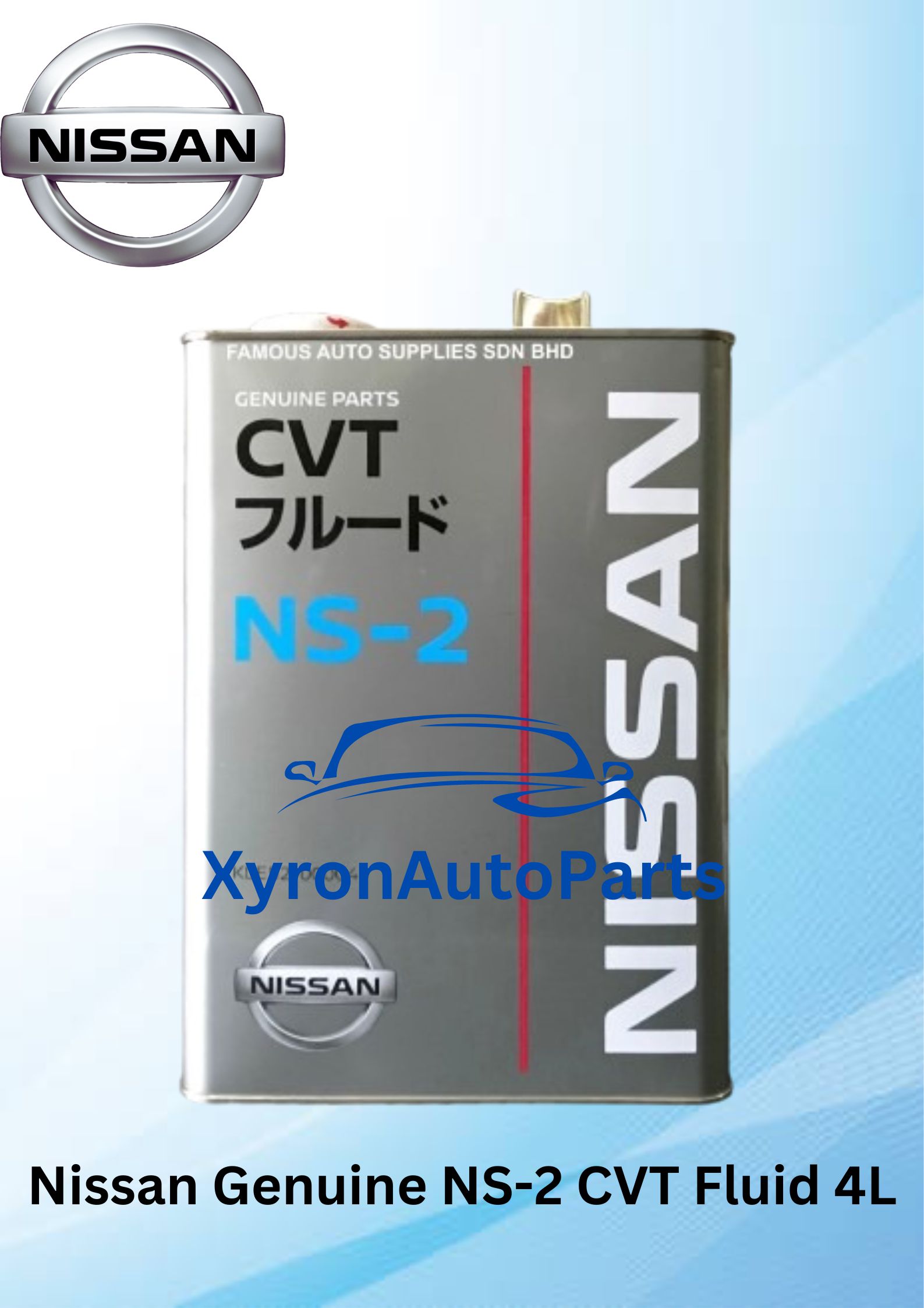 Nissan Genuine NS-2 CVT Fluid 4L Car (4-Wheel) Cvt Fluid 7 Days