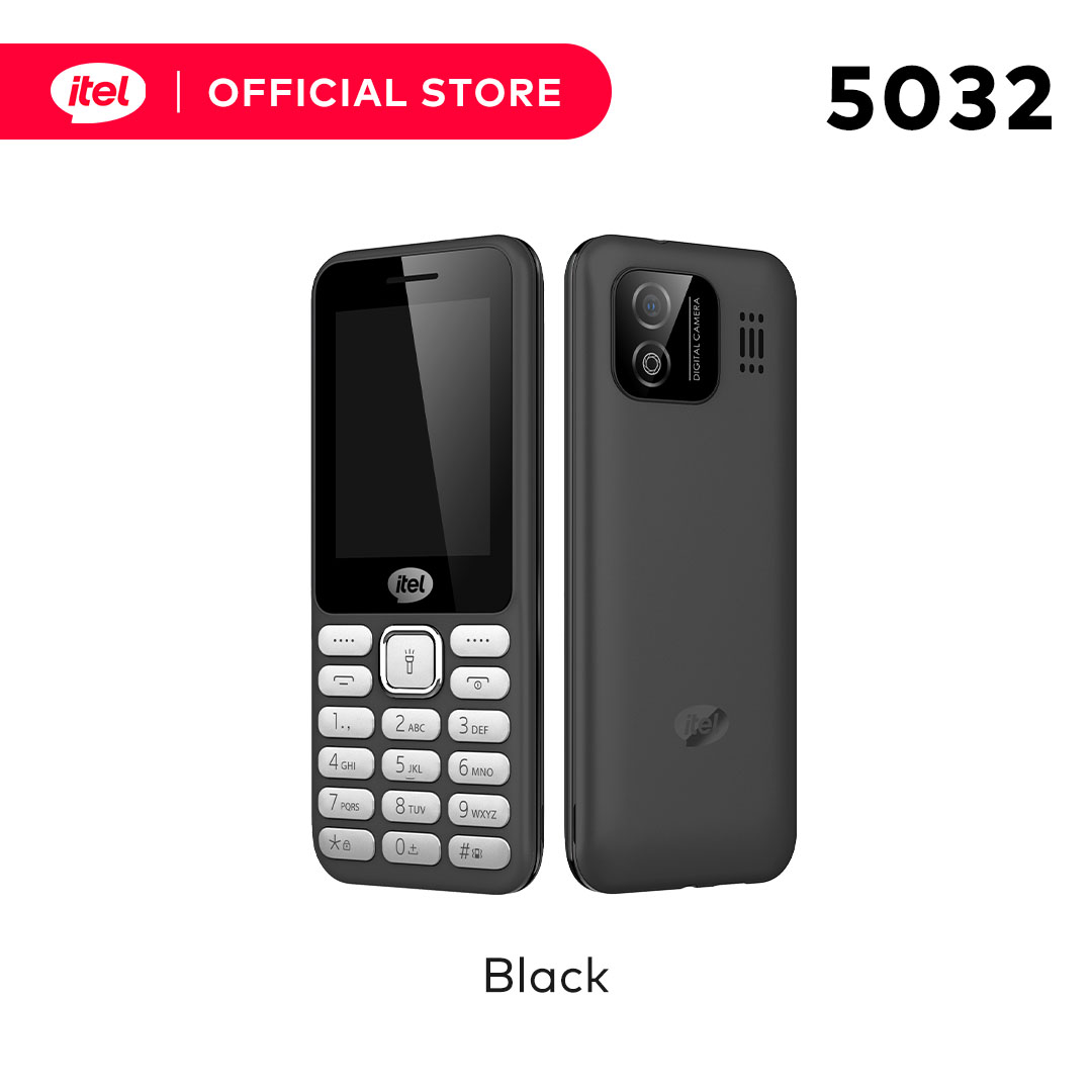 itel 5032 Basic Cellphone Original (Keypad) Ultra Slim 2.4" Screen / Wireless FM / 1000mAh / Type-C - Image 3