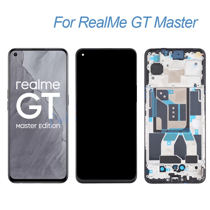 Marco medio de alta calidad para Oppo Realme GT Master Edition RMX3363  RMX3360, bisel de carcasa media con botones de volumen de potencia, chasis  - AliExpress