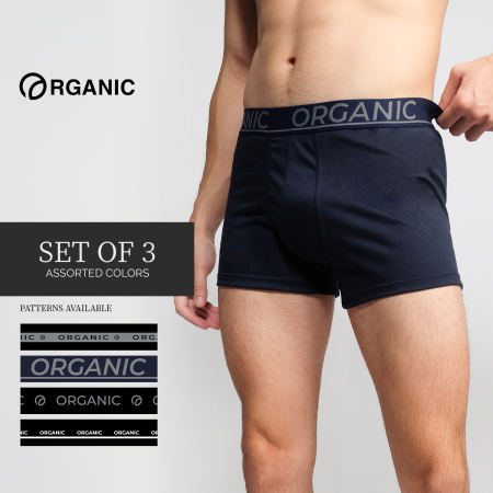 Organic Men's Cotton Boxer Brief Set by Organic