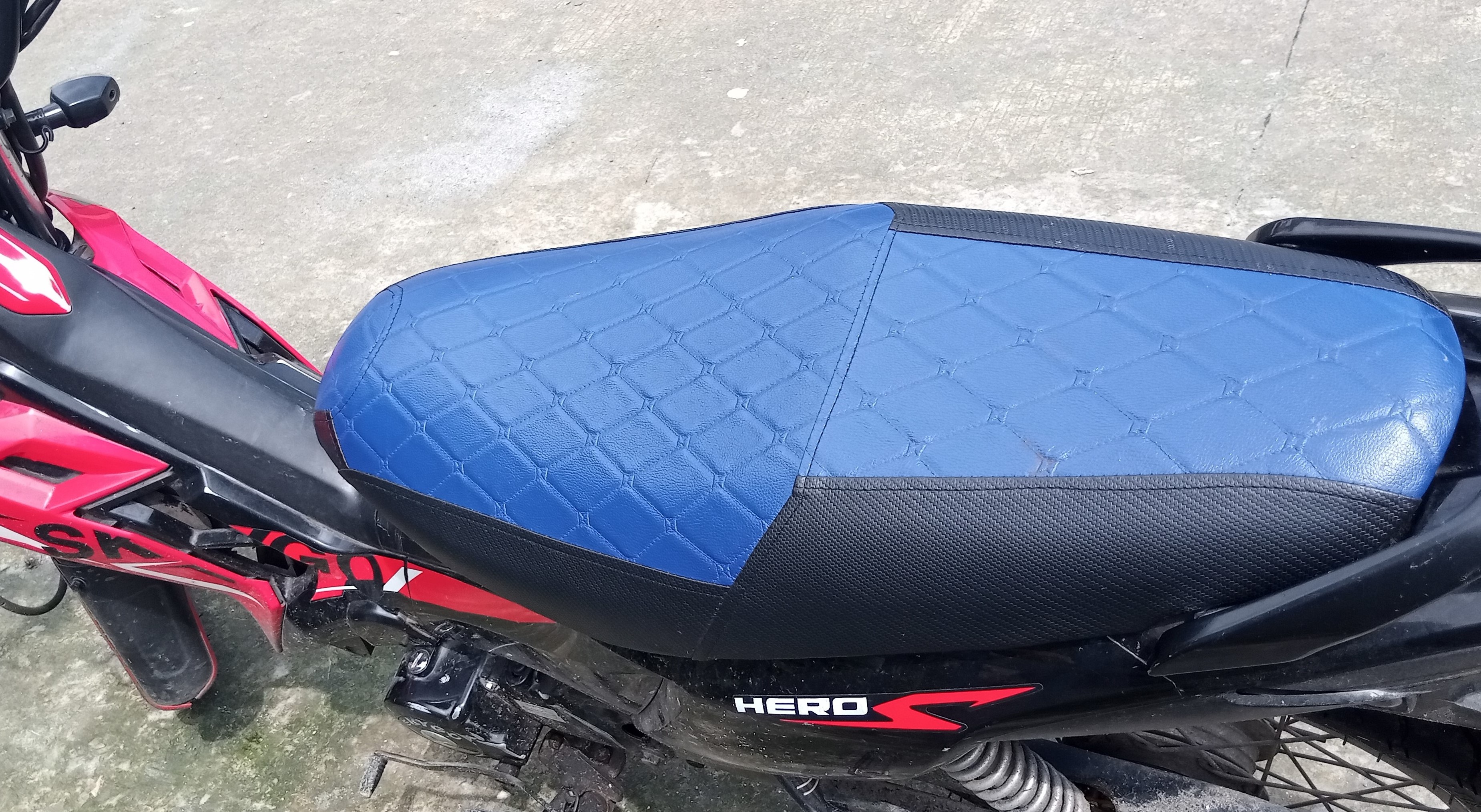 Tvs Raider Red Bike Seat Cover Seat Cover For MIO, CLICK, SKYGO