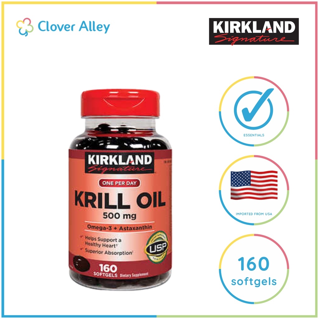 Krill oil 500mg online kirkland