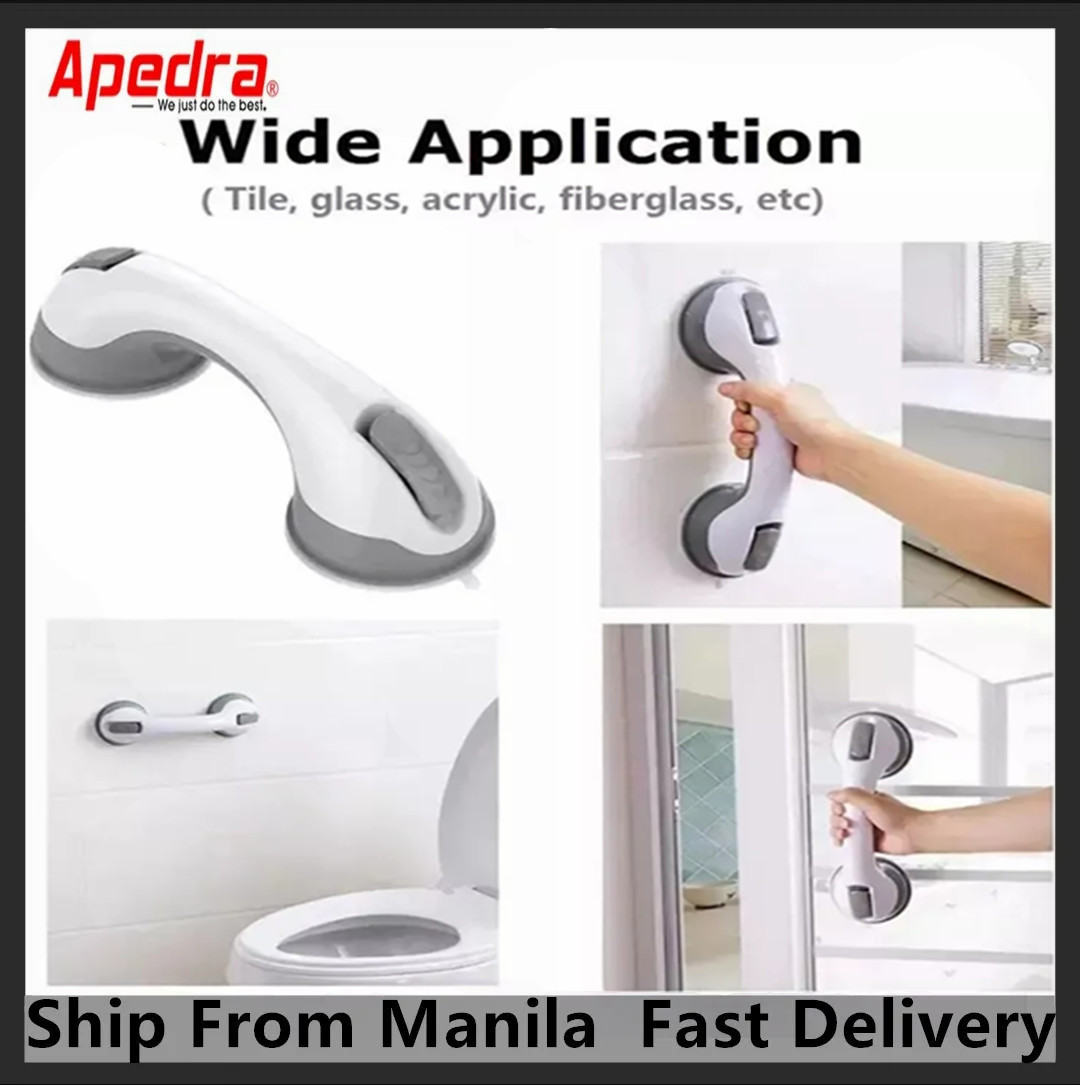 Suction Cup Bathroom Safety Handrail - Non-slip Support Bar