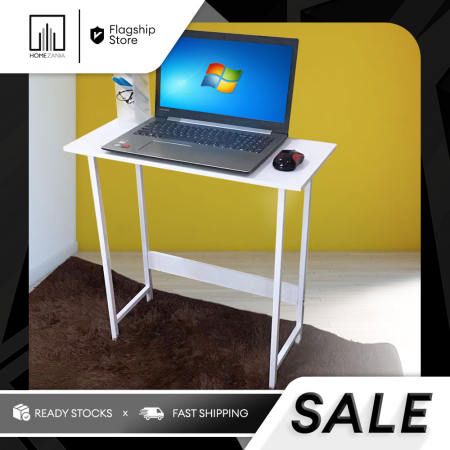 Home Zania White Modern Desk Study and Computer Table Solid Wood Desk Home Office Table