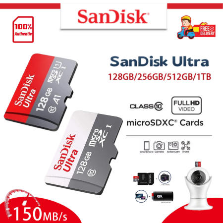 SanDisk Ultra Micro SDXC A1 Memory Card (128GB-1TB)