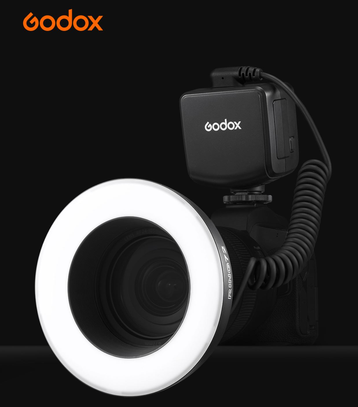 Godox LED Ring Light 18-Inch Kit with Light Stand - Black | Auckland | NZ