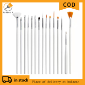 Radius K 15-Piece Nylon Hair Paint Brush Set