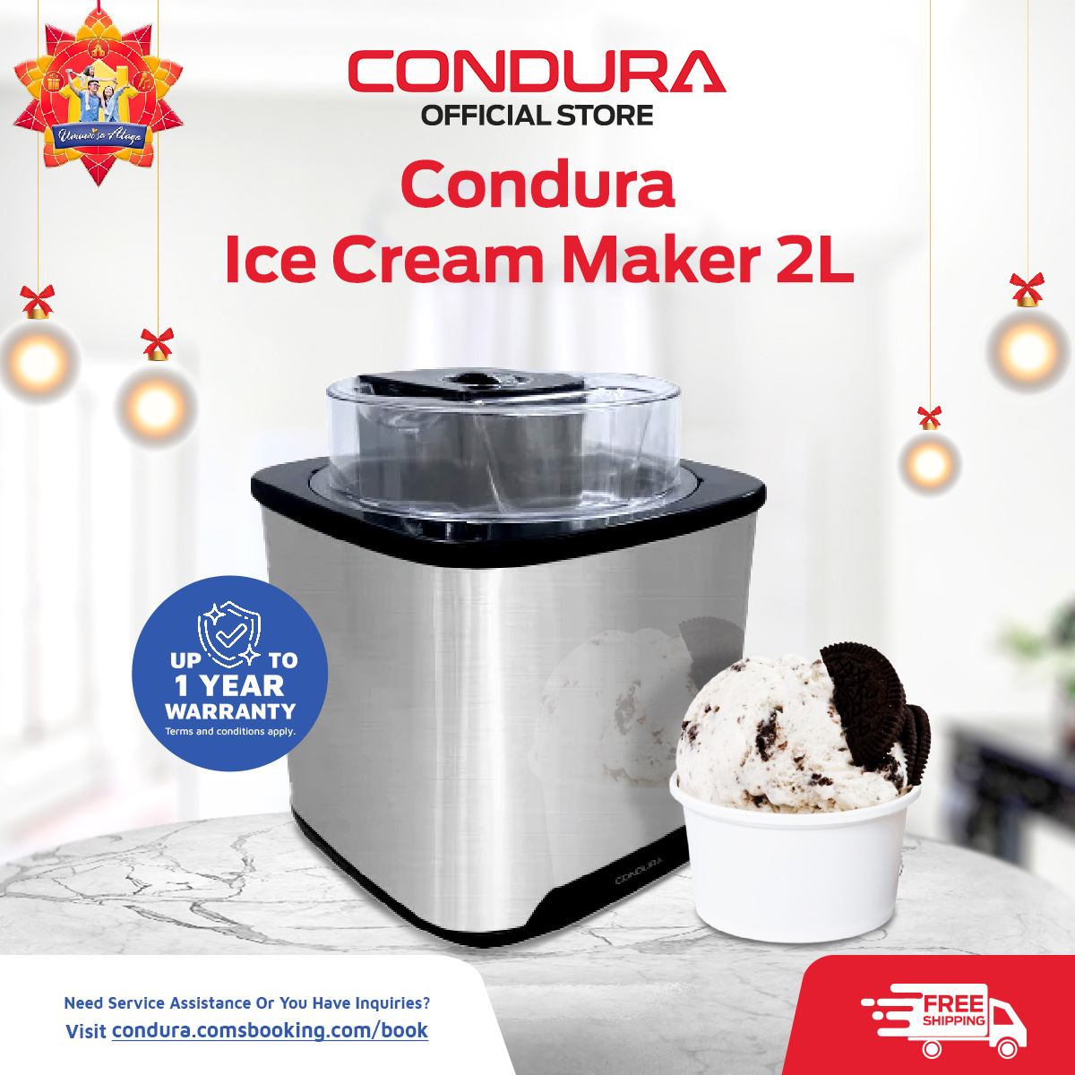 Get the Condura Mini Donut Maker and Condura Mini Cupcake Maker