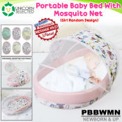 Unicorn Selected Baby Travel Portable Crib with Mosquito Net