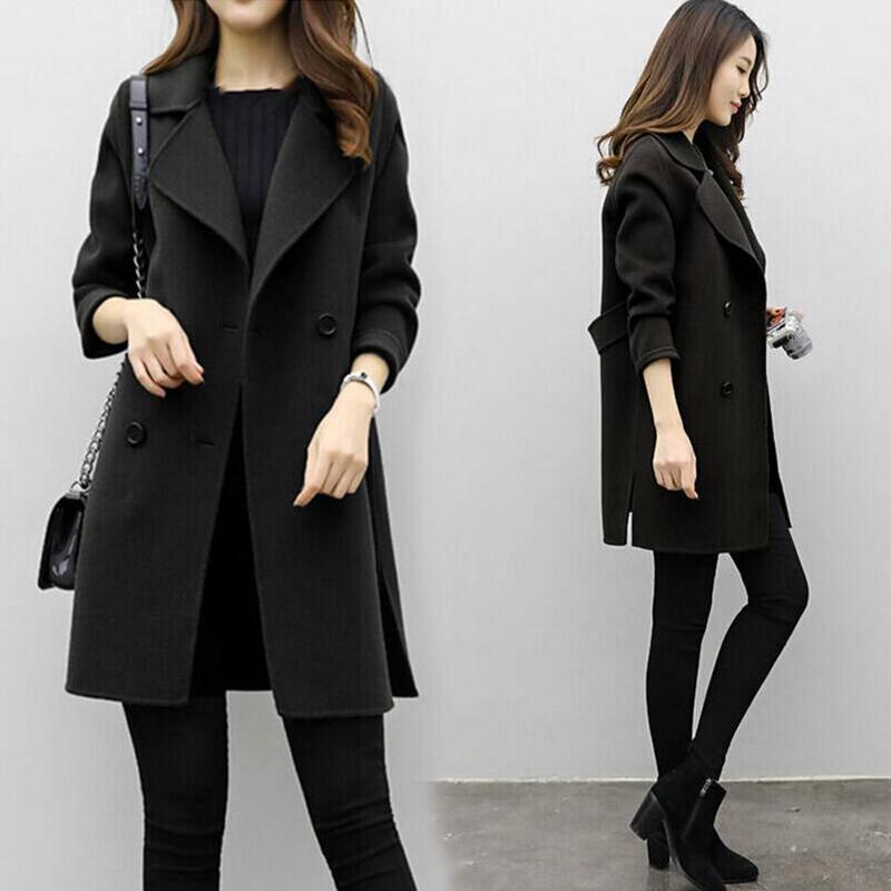 black long coat for girls