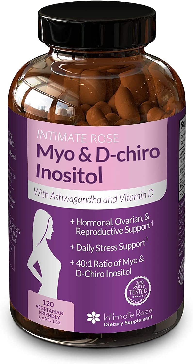 Premium Inositol Supplement - Myo-Inositol and D-Chiro Inositol Plus Folate  and Vitamin D - Ideal 40:1 Ratio - Hormone Balance & Healthy Ovarian  Support for Women - Vitamin B8 - 30 Day Supply 