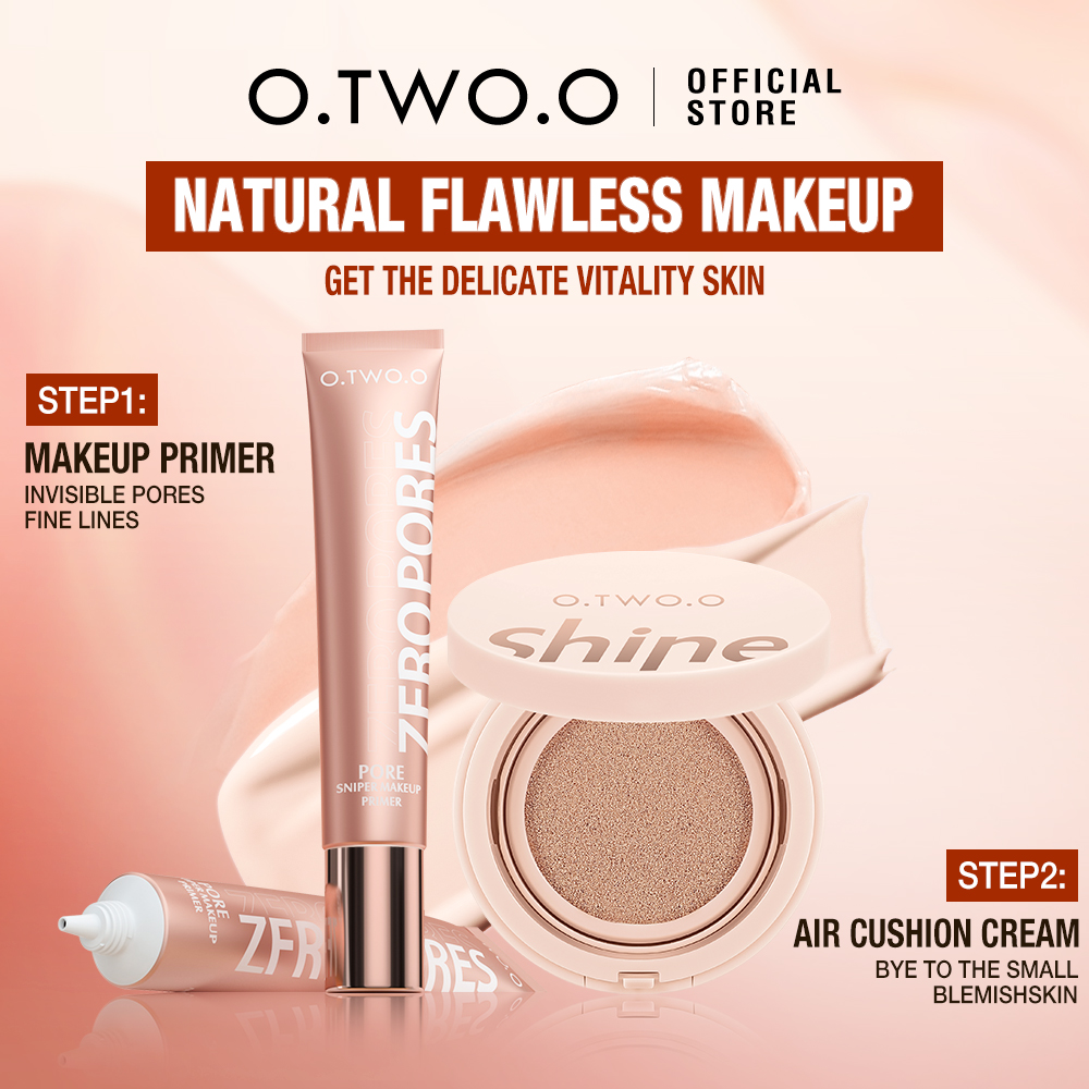 Discount on O.Two.O  shoes - SKU:  2pcs Face Makeup Set Air Cushion Bb Cream+20g Primer Make Up Base Cosmetics