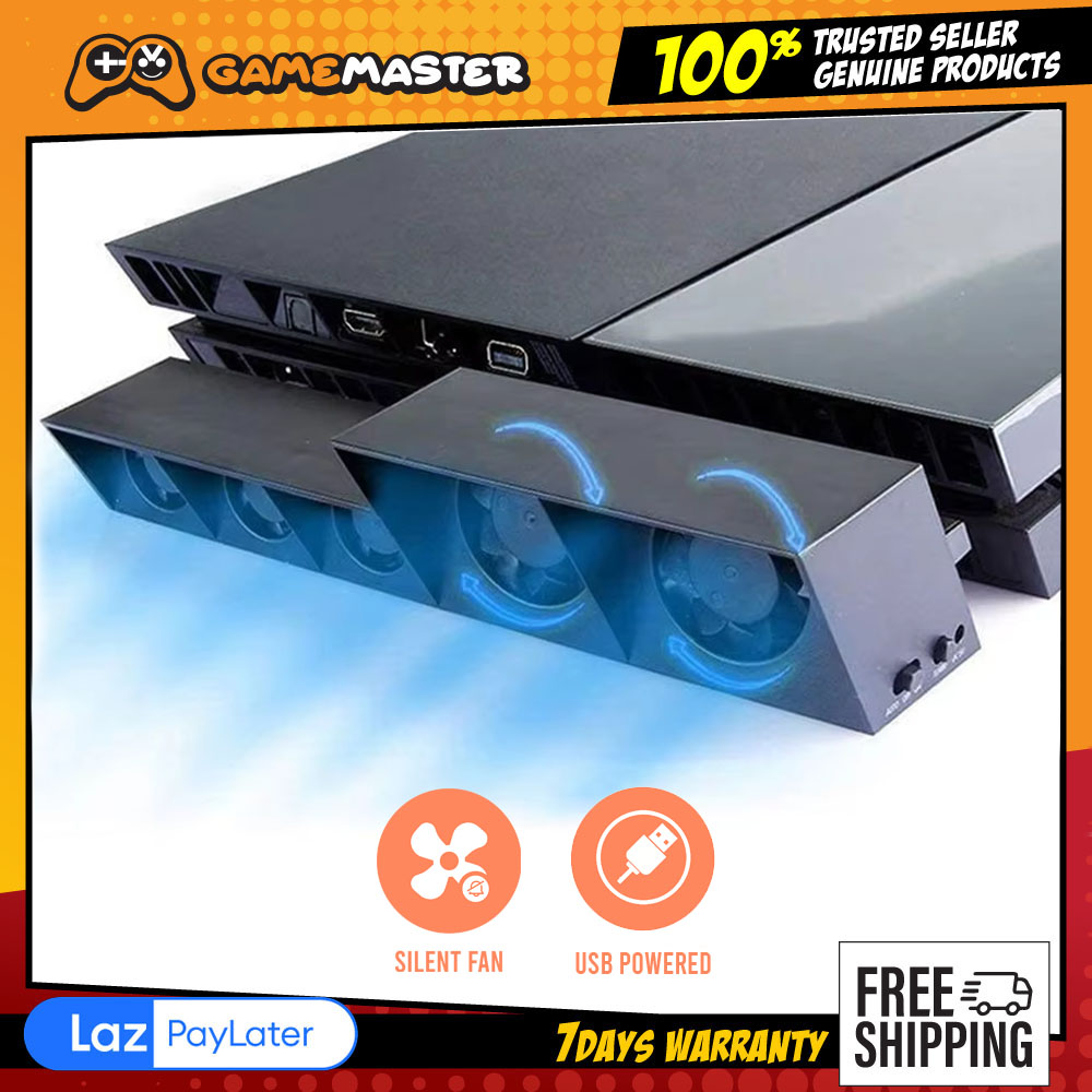 Ps4 Fan Cooler 5-Fan Automatic Temperature Sensor Cooler For Ps4