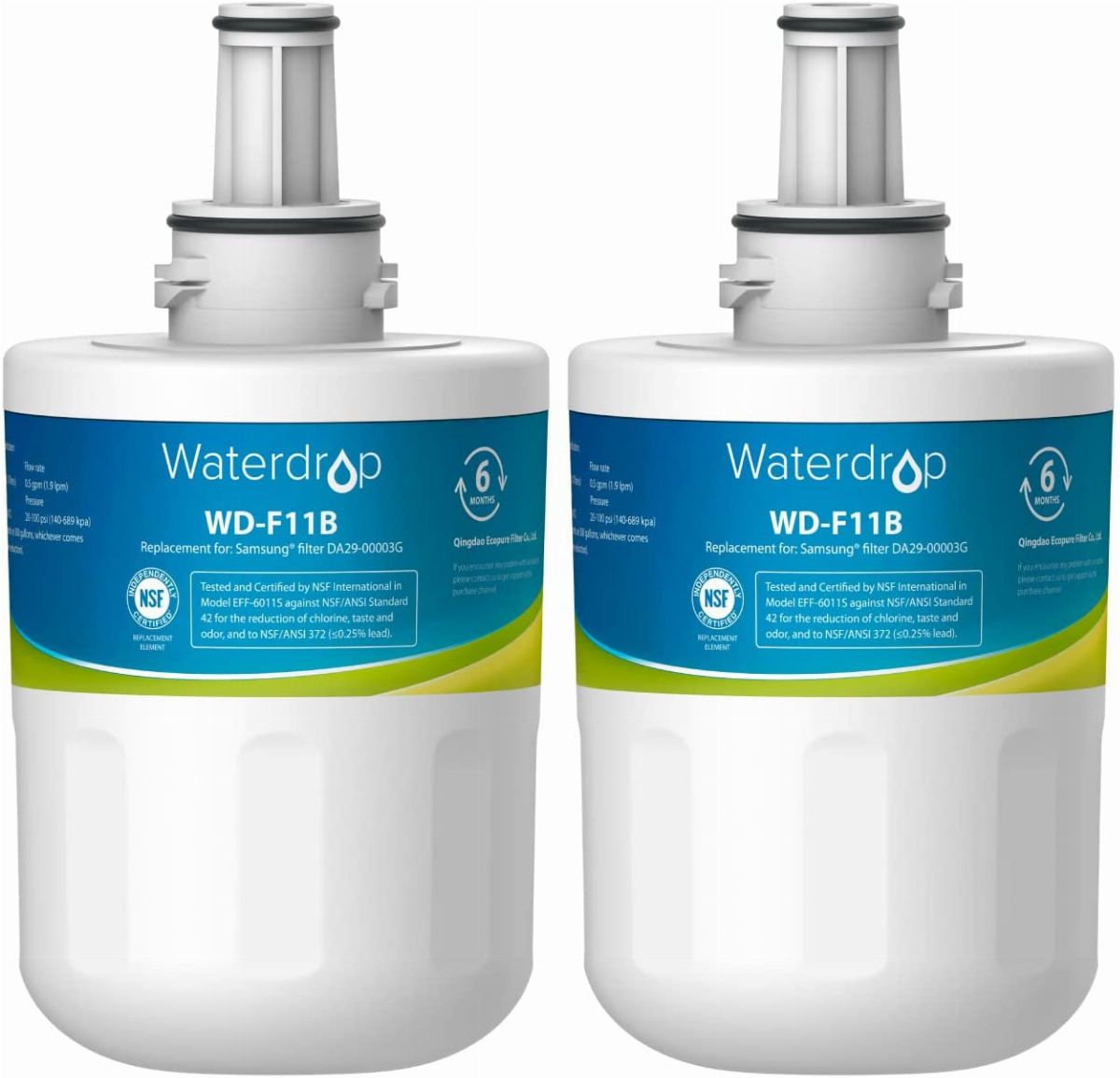 Aqua Fresh Replacement Water Filter Fits Samsung RF267ABBP Refrigerators 