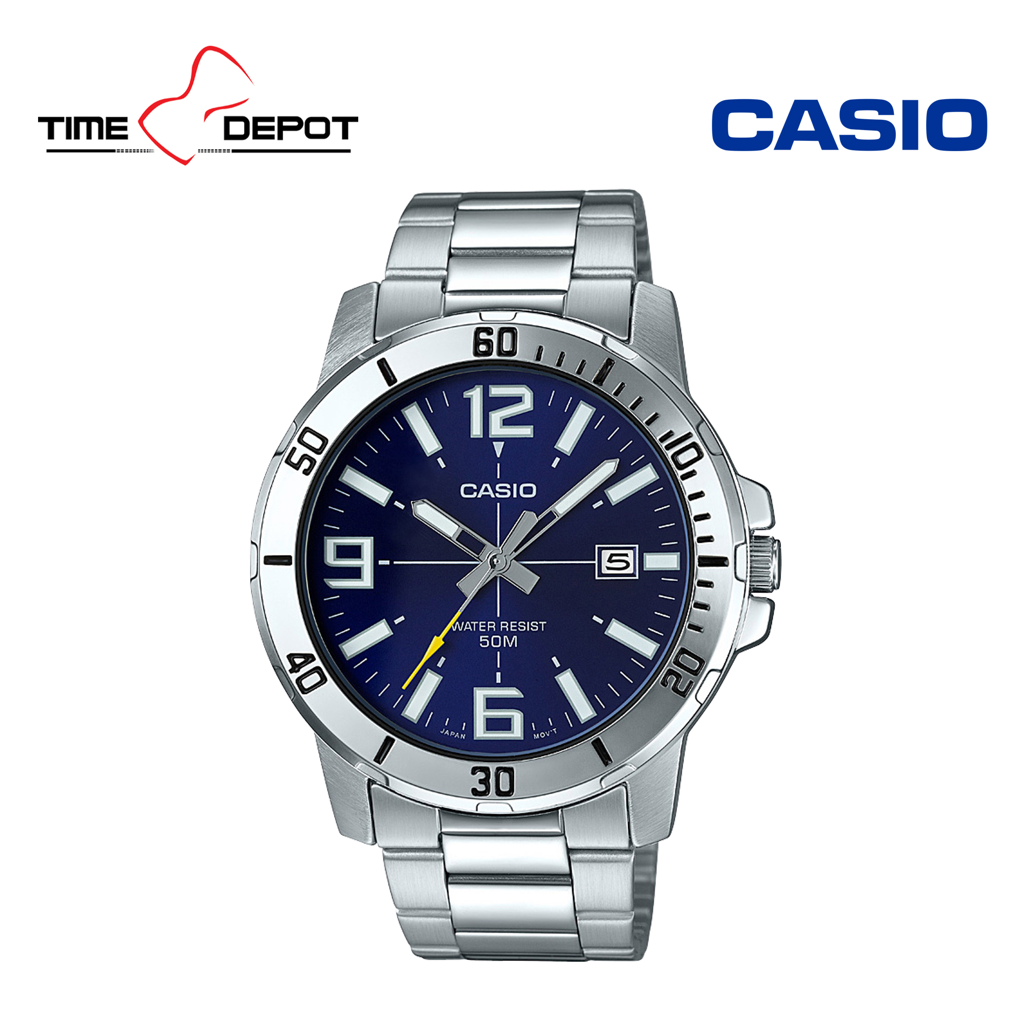 Casio Silver Stainless Steel Men's Watch