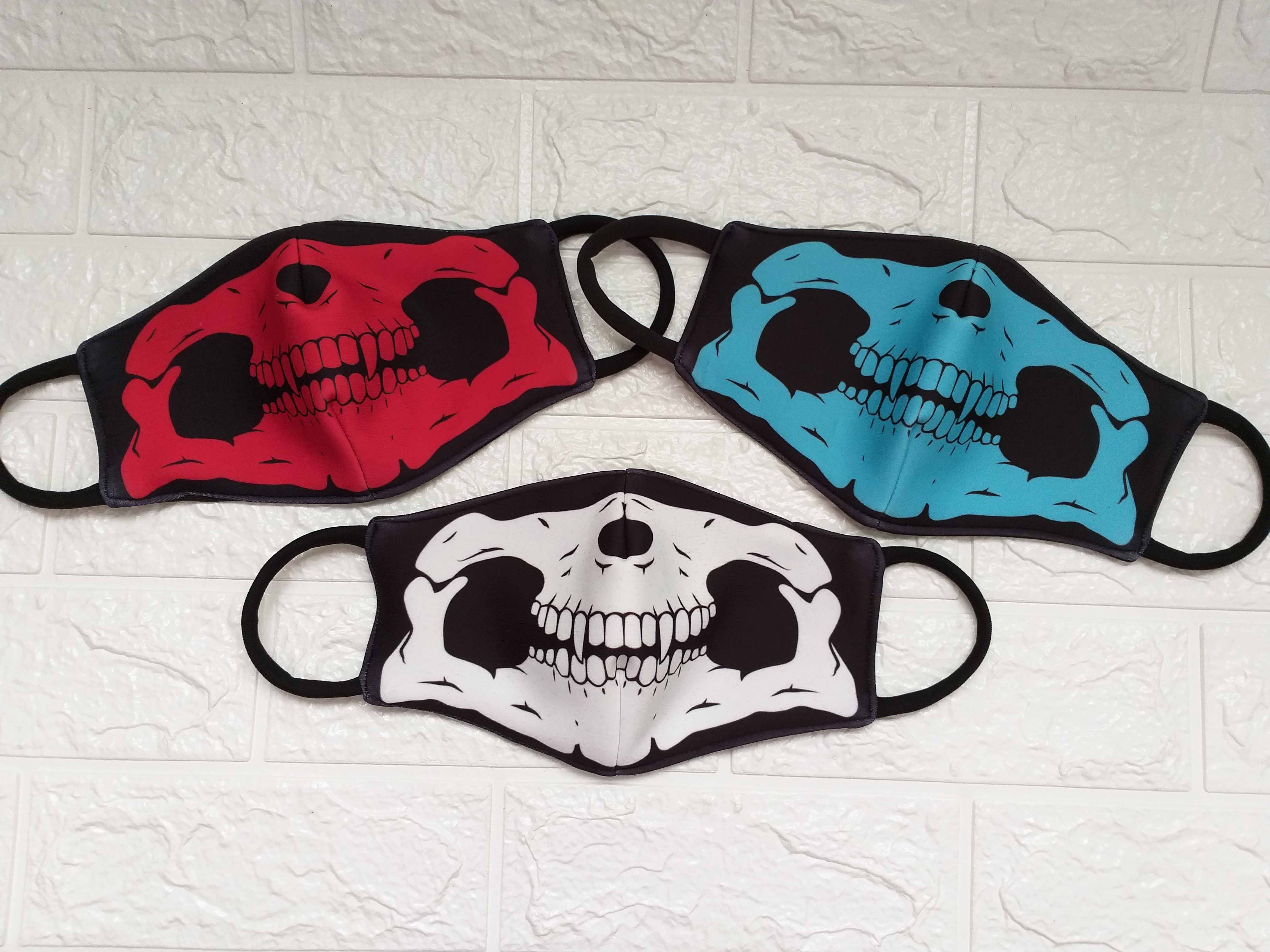 face mask skull design