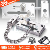 Stainless Steel Security Chain Lock for Home Windows and Doors