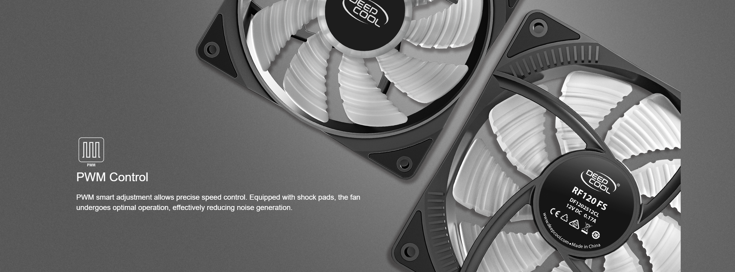 DeepCool RF 120 FS 3 in 1 PC Case Fans DP-FLED3-RF120-FS-3P
