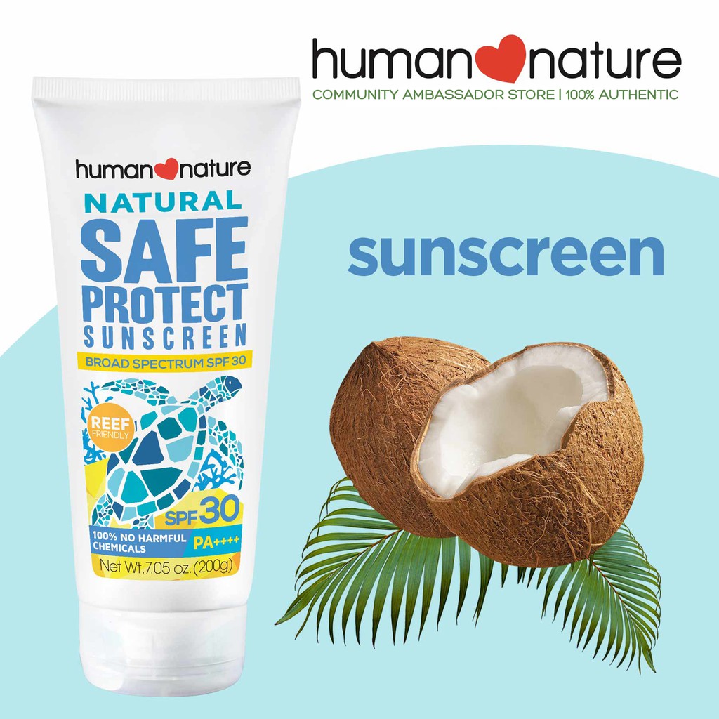 human nature sunscreen