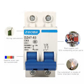 DZ47-63 Electric Circuit Breaker - High Quality, CE Approved (brand name unavailable)