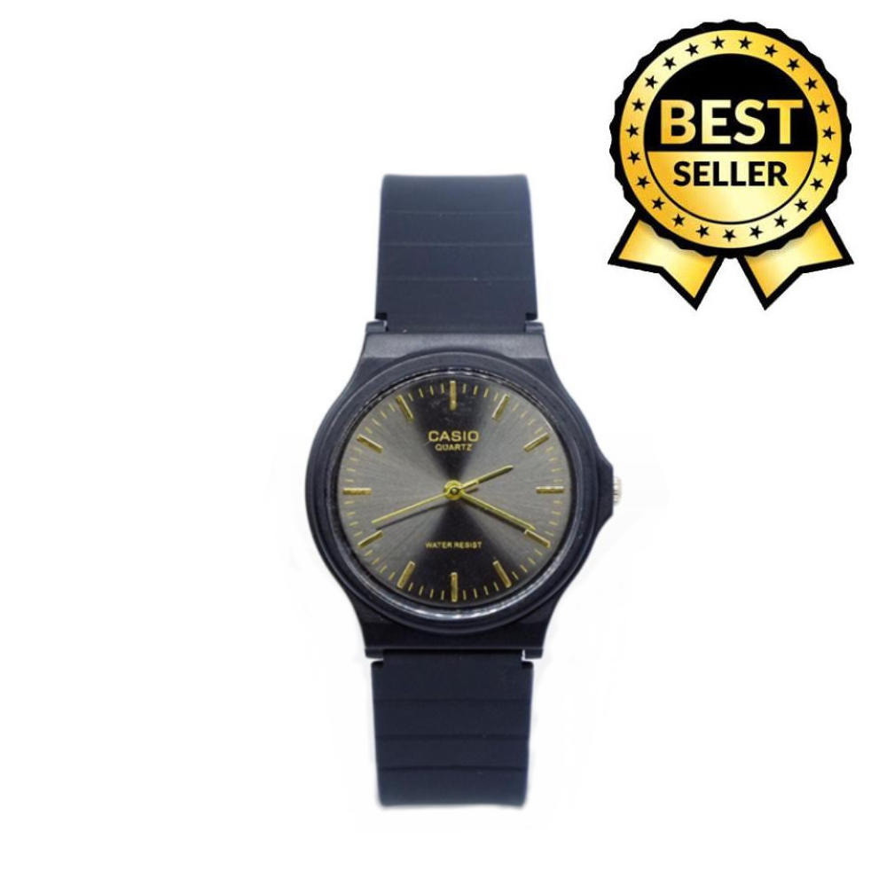 Casio All Black Resin Band Watch for Men & Women