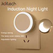 Jiditech Plug Sensor Night Light for Bedroom and Corridor