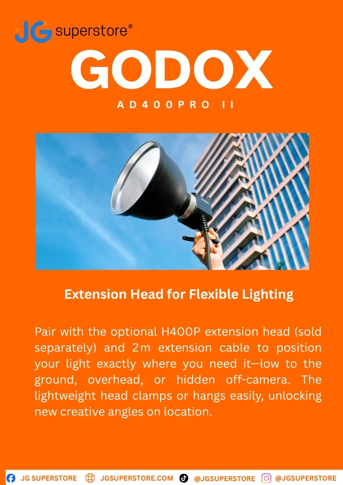 Godox AD400PRO II 400W TTL Outdoor Flash HSS 2.4Ghz Wireless X System 30w Bi Color Modeling Lamp I.15328948 - View #2