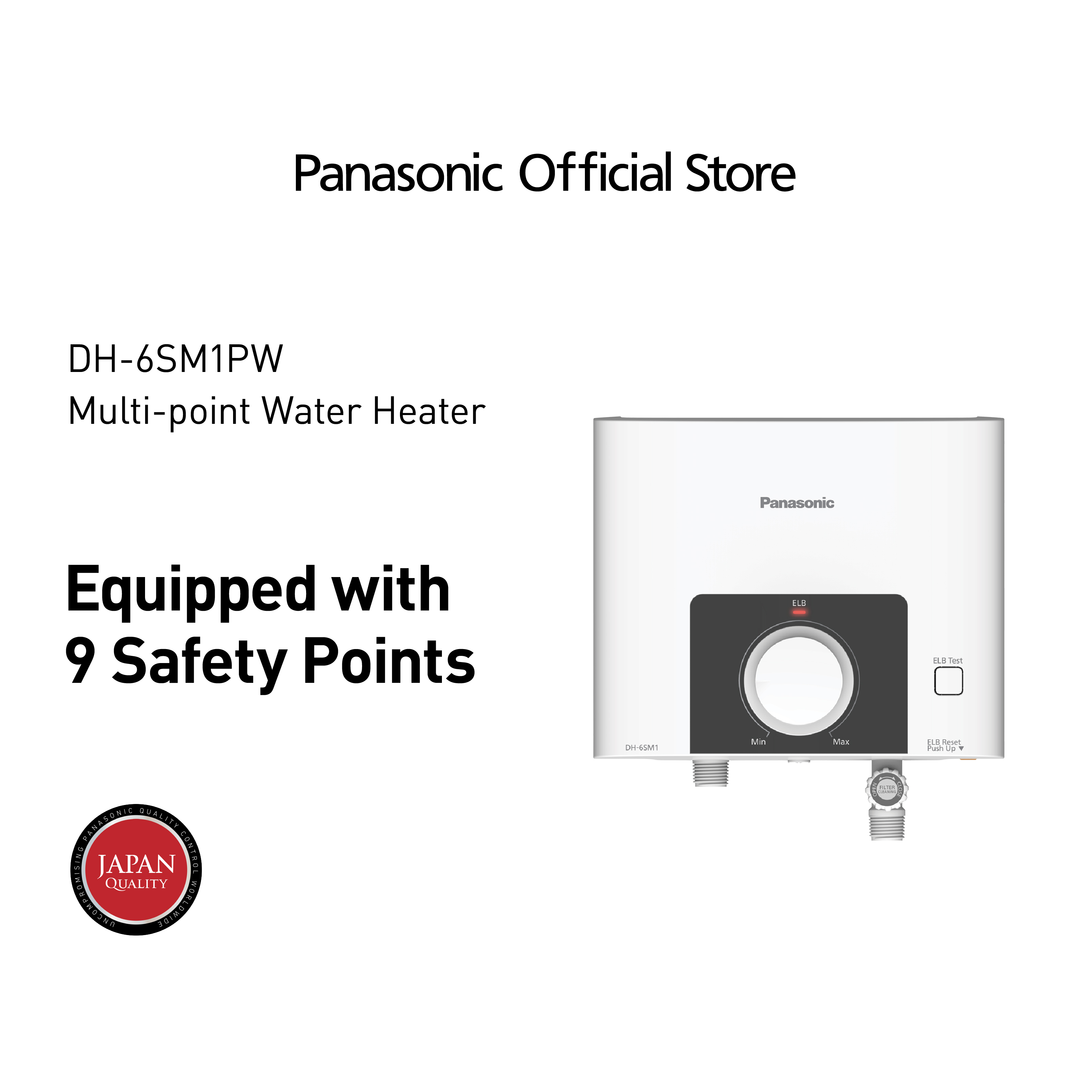 Panasonic DH-6SM1PW Multi-point Water Heater