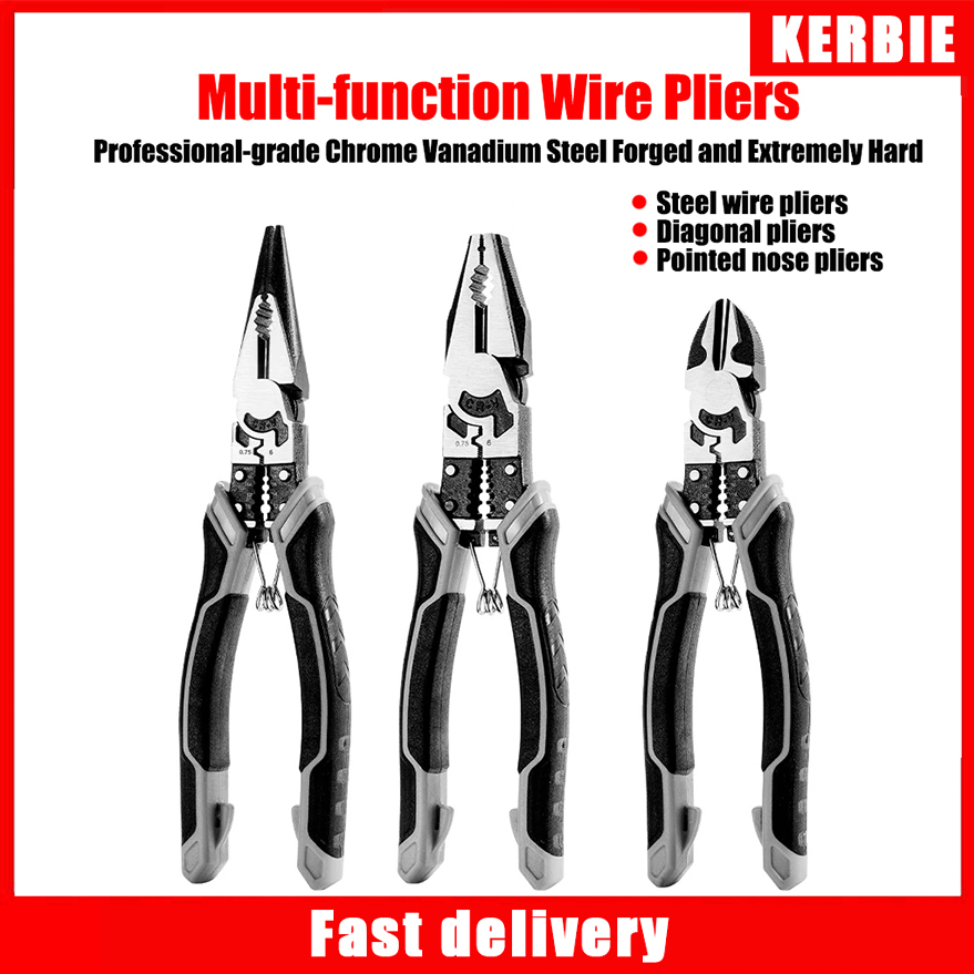 Industrial Grade Multi-function Wire Stripper Diagonal Pliers by OEM