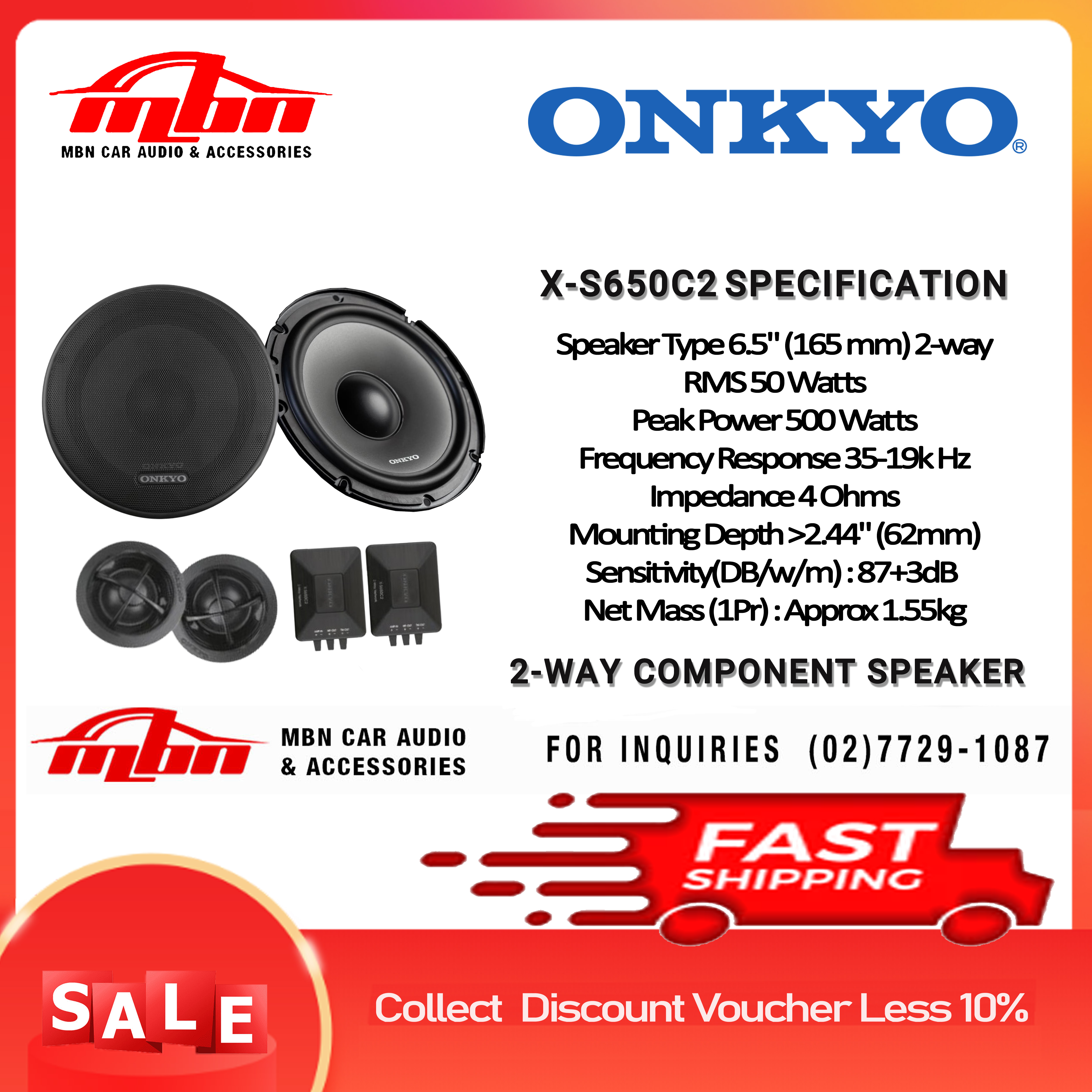 Onkyo speakers hot sale for sale