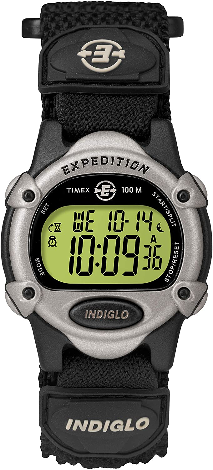 Timex Unisex T47852 Expedition Mid-Size Digital CAT Fast Wrap Strap Watch  Black/Silver-Tone | Lazada PH