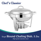 Regal Stainless Steel Buffet Chafing Dish, 5.5lts by Chef's