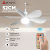 Mitsushi 2-in-1 Ceiling Fan Light with Remote Control