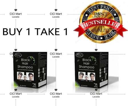 CiCi Mart Dexe Buy 1 Take 1 Black hair Shampoo 25mL x 10