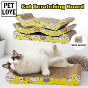 Cat Scratcher Cardboard Toy with Cat Mint - Scratch Pad