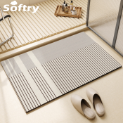 Super Absorbent Non-Slip Bath Mat - Quick Dry Shower Rug