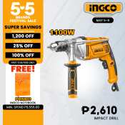 Ingco Industrial Impact Drill 1100W with Variable Speed