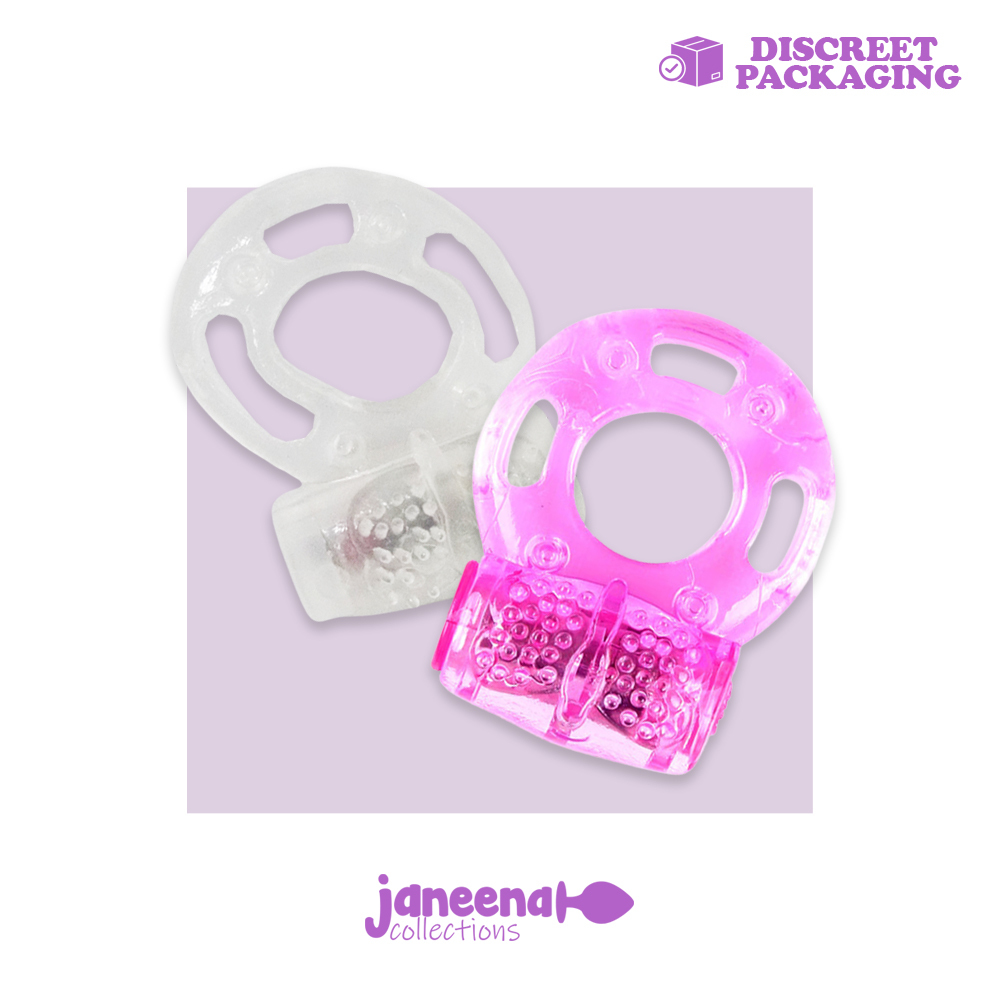 Janeena Penis Ring Vibrator Thick Vibrating Sex Toys For Men