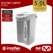 Imarflex Electric Airpot with Tri-Dispense, 5L Stainless Steel