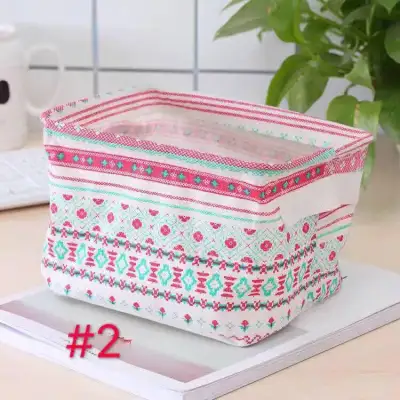 Fun Life Nordic style fabric storage basket Cotton Linen Creative Storage box (16)