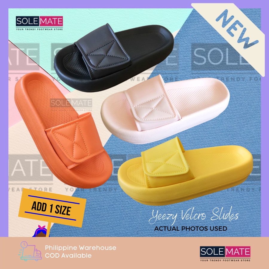 SOLEMATE 36-40】NEW YEEZY VELCRO SLIDES 