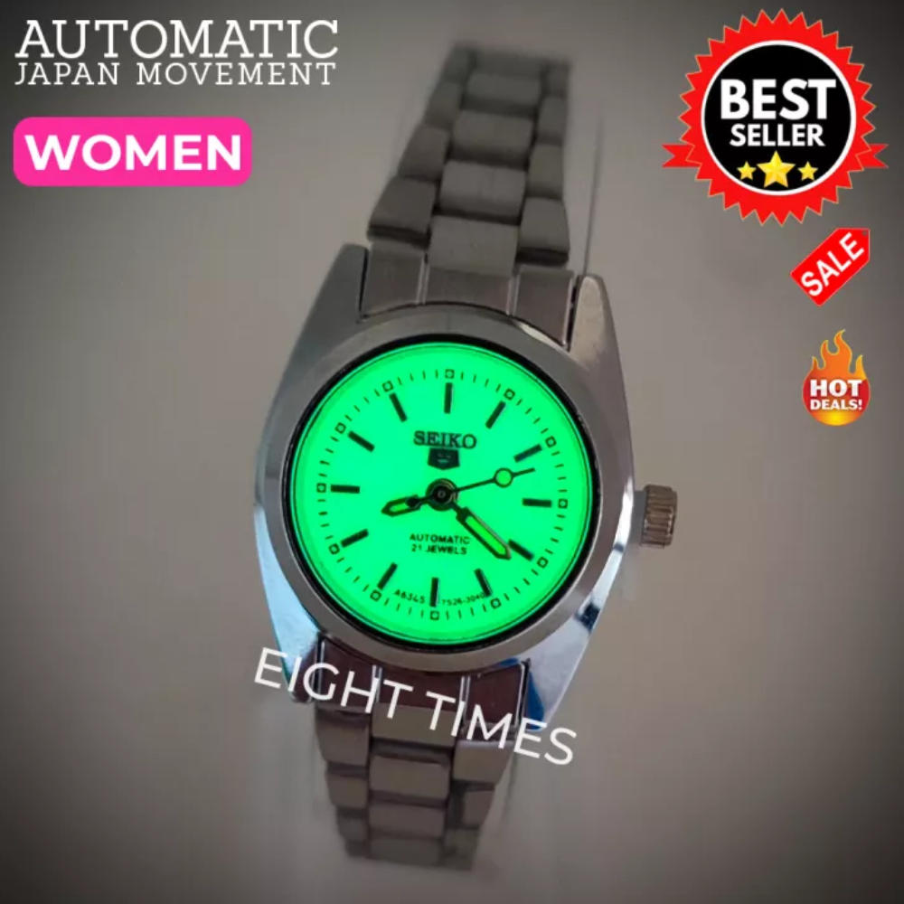 Glow in the dark ladies clearance watch